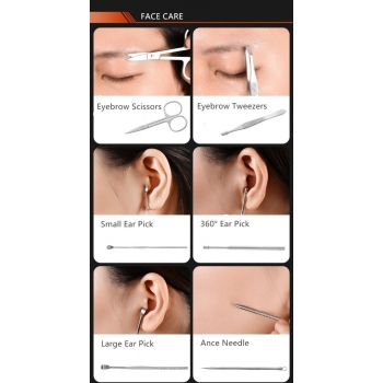 Zestaw 19 sztuk do manicure [22130000259]